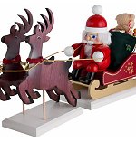 Santa Sleigh with Reindeer<br>Steinbach Ensemble